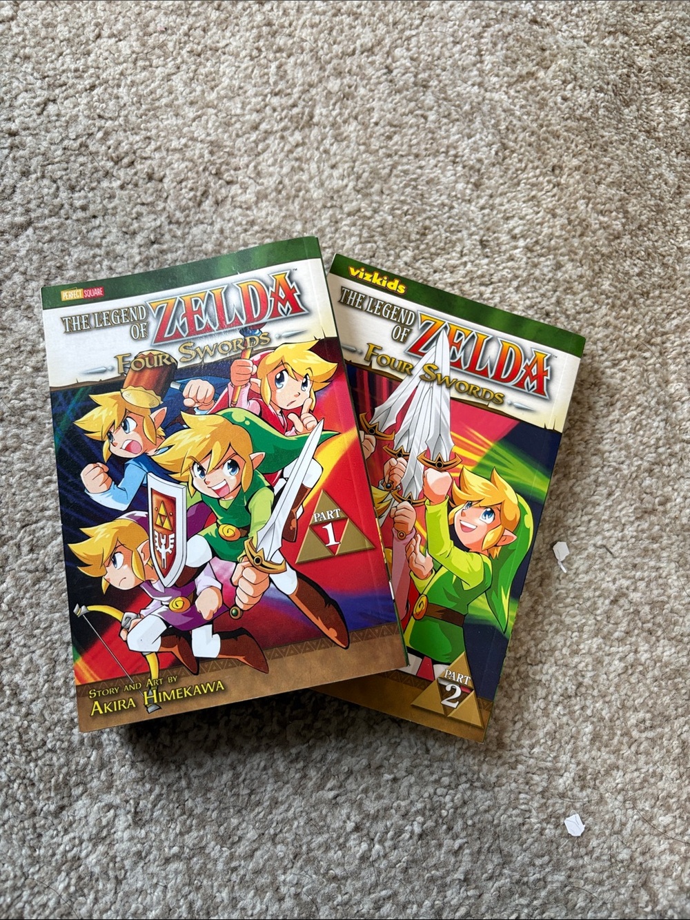 VizKids The Legend of Zelda: Four Swords Manga Set - Green Cover Art